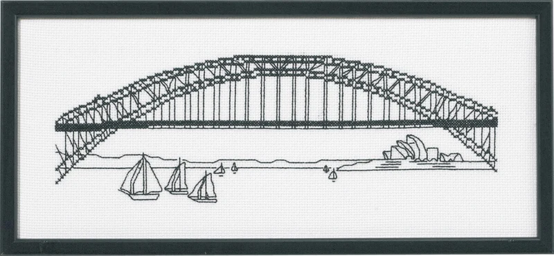 Broderikit Harbour Bridge 5496 36 x 15 cm