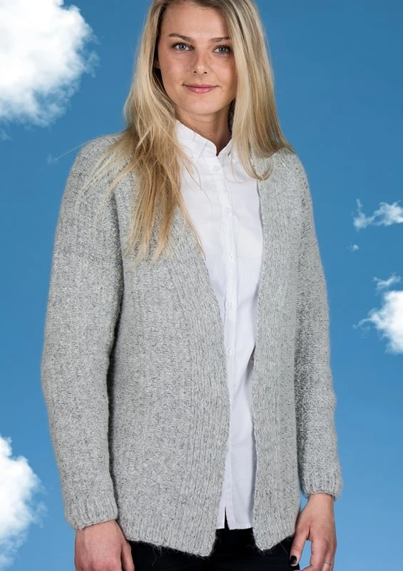 1550 Kort Cardigan i Mayflower Sky