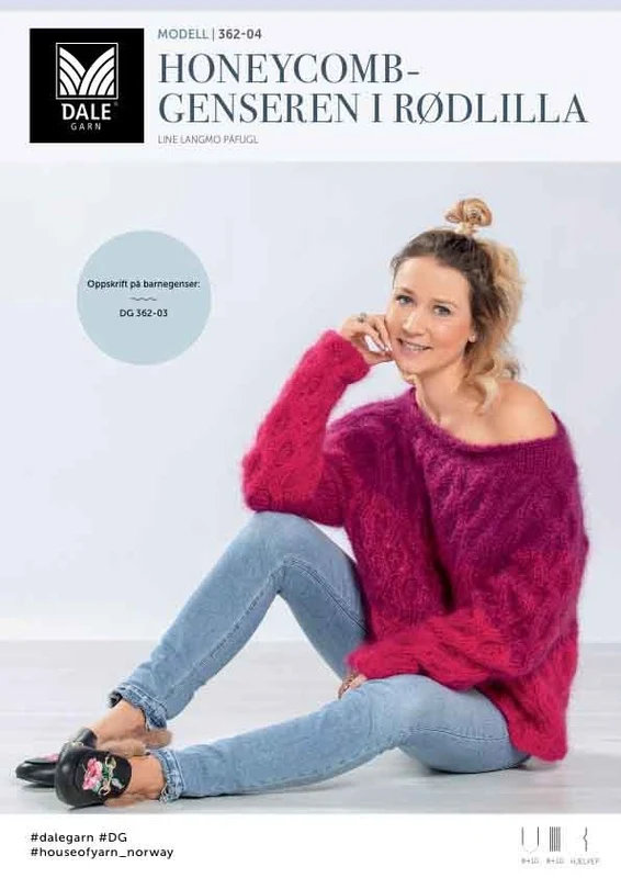 362-04 Honeycomb-Genseren i rødlilla