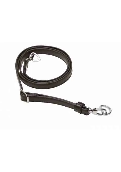 Sort med sølvspænde