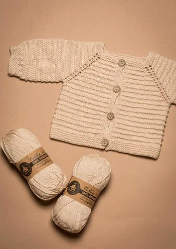 132-3 Top-Down trøje med knapper