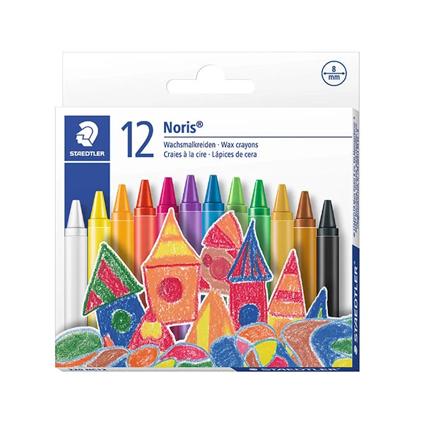 STAEDTLER Noris Club 220 voksfarver, 12 stk