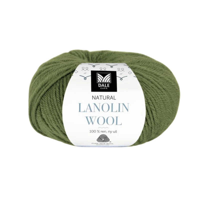 Dale Lanolin Wool 1436 Oliven