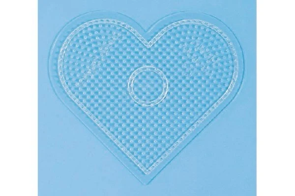 Hama Midi Stiftplade 233TR Stort Hjerte Transparent