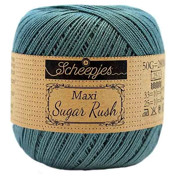 Scheepjes Maxi Sugar Rush 391 Deep Ocean Green