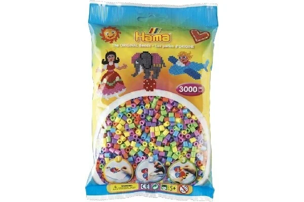 Hama Midi Perler, Mix, 3000 stk 201-50