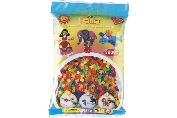 Hama Midi Perler, Mix, 3000 stk 201-51