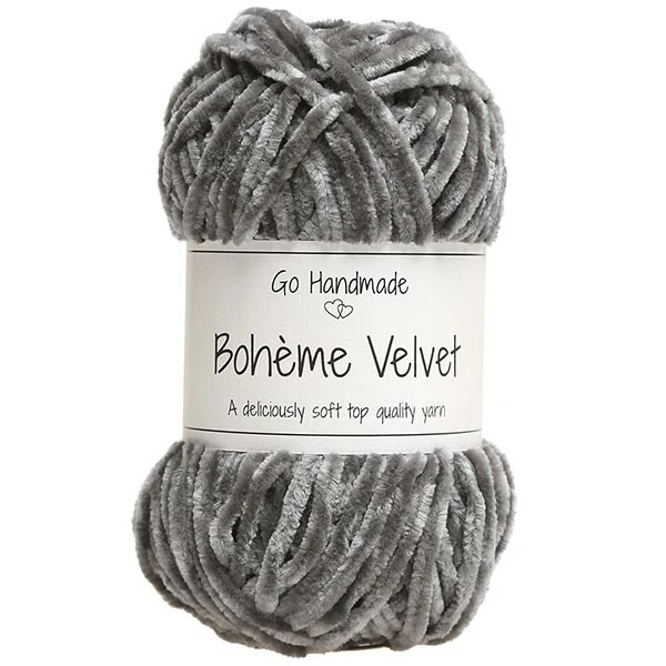 Go Handmade Bohéme Velvet Dobbelt 17625 Mørkegrå