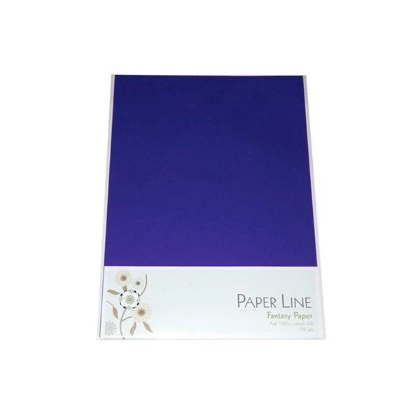 Paper Line Fantasy Karton A4, 10 stk Mørkeblå