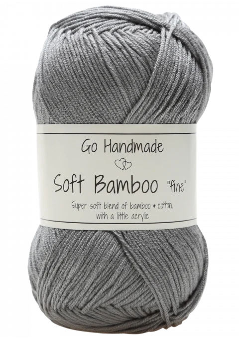 Go Handmade Soft Bamboo "Fine" 17329 Grå
