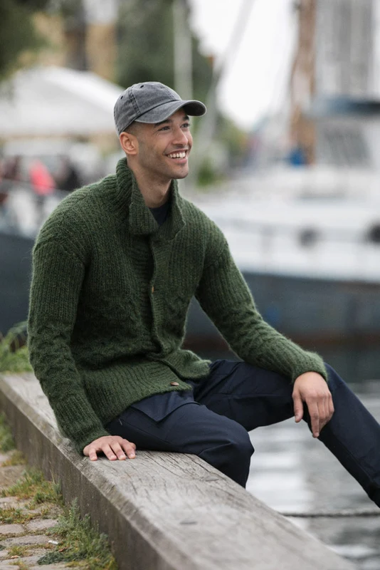 DG390-12 Martin Cardigan Grønn