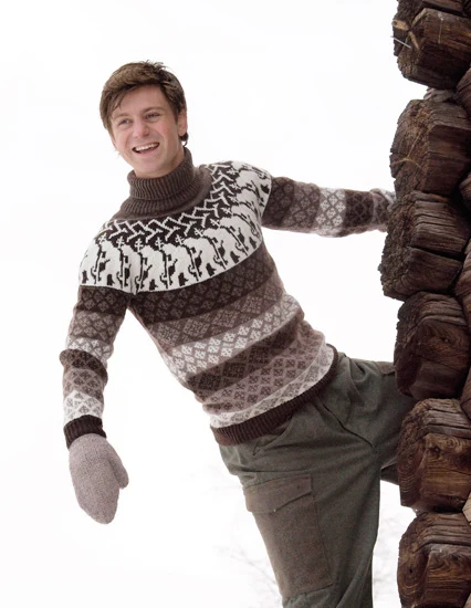 113 Dovre - herregenser med trollmønster