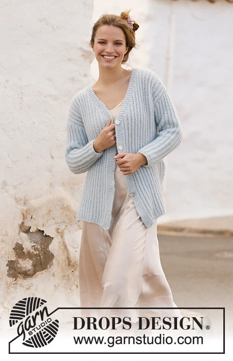 210-26 Avriel Cardigan by DROPS Design