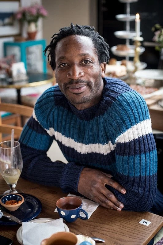 H1703 Herresweater i rib