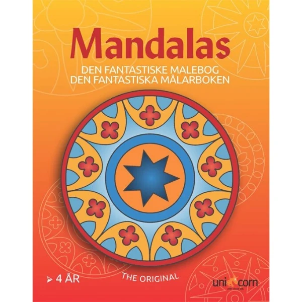 Den Fantastiske Malebog med Mandalas fra 4 år
