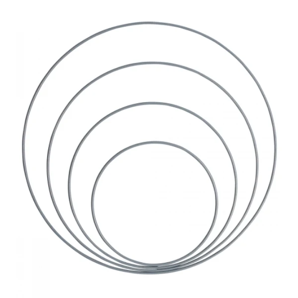 Metal Ringe Mix Grå/blå