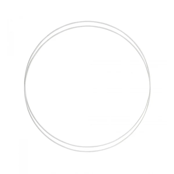 Metalring Hvid 2 stk 25 cm