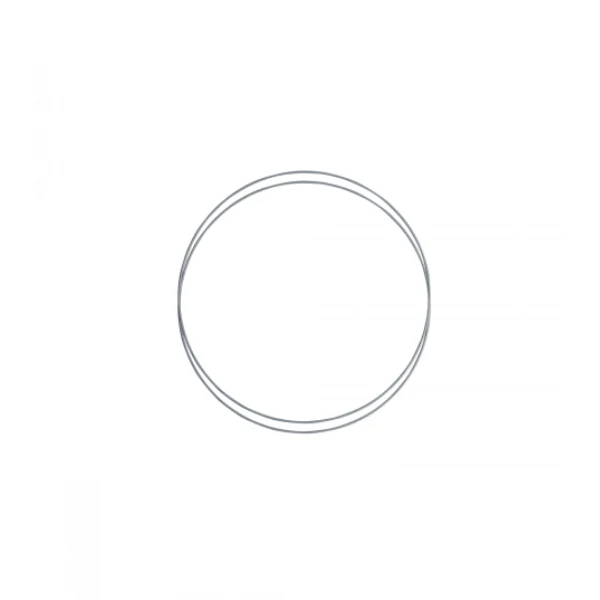 Metalring Grå/blå 2 stk