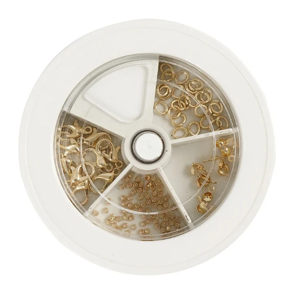 Startsæt med smykkewire, forgyldt