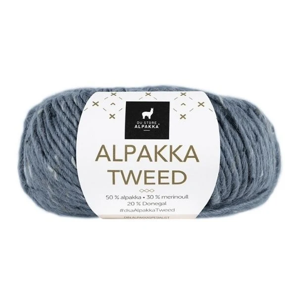 Du Store Alpakka Tweed 104 Blå