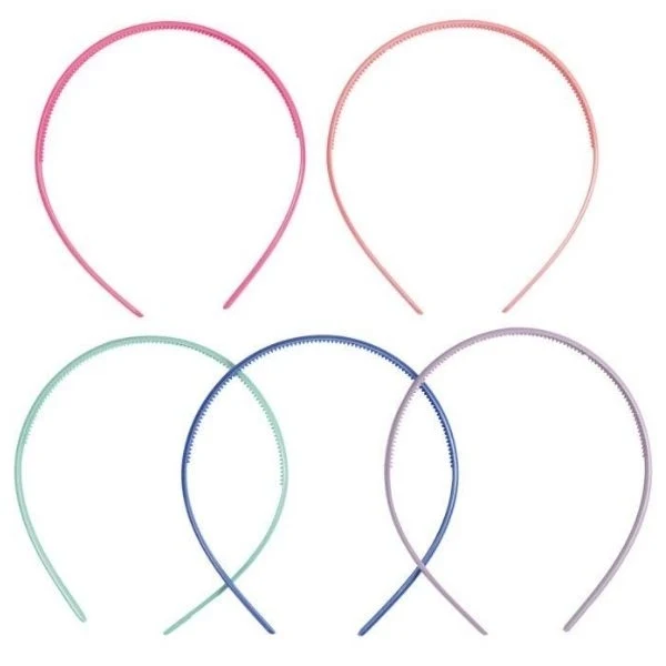 Hårbøjler, Ass. farver, 5 stk