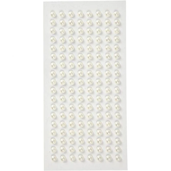 Selvklæbende Halv-perler