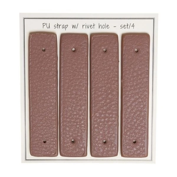 Go Handmade Remme til nitter, 8,5 x 1,8 cm, 4 stk Lavendel