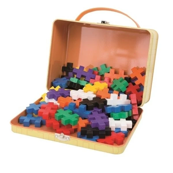 Plus-Plus STOR i Metal Kuffert, Basic Mix, 70 Stk.