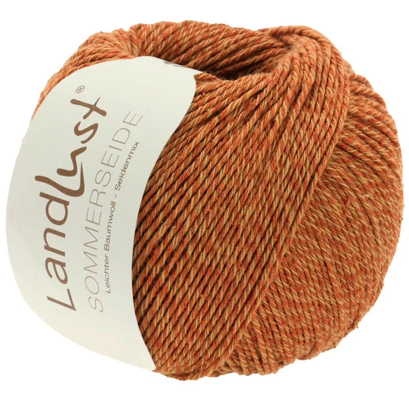 Lana Grossa Landlust Sommerseide 37 Rødbrun