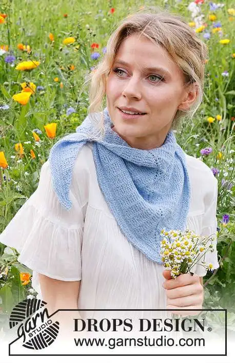 229-8 Blue Waterfall by DROPS Design