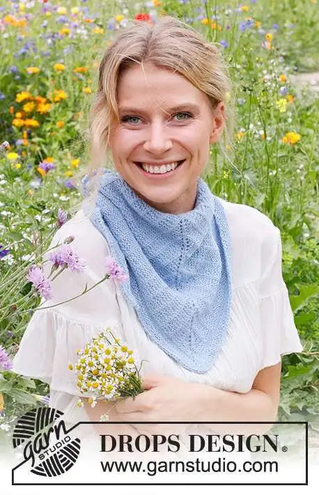 229-8 Blue Waterfall by DROPS Design