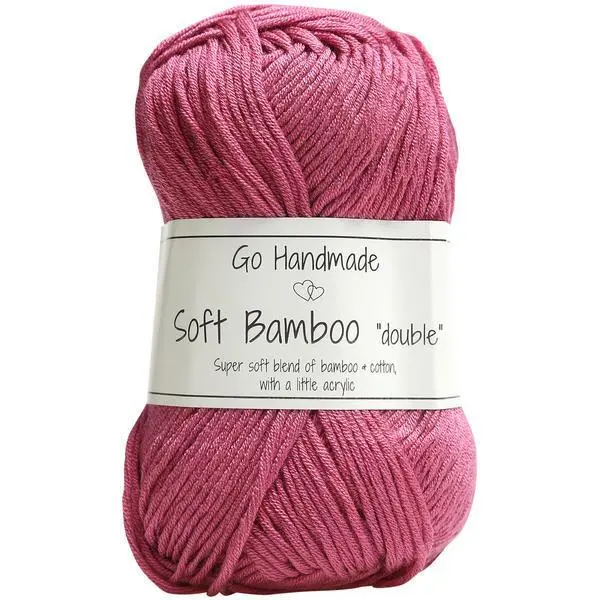 Go Handmade Soft Bamboo "Double" 17759 Pink