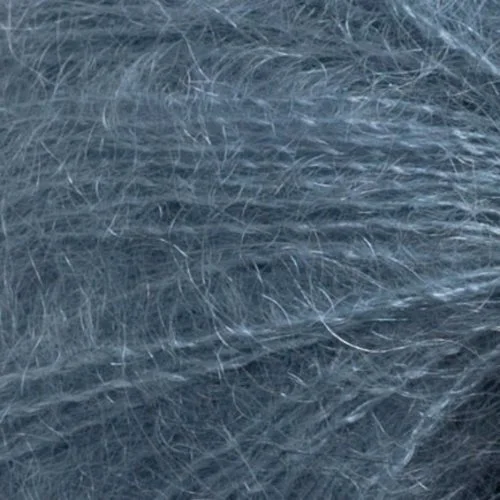 Järbo Fin Mohair Silke 26 Blå skygge