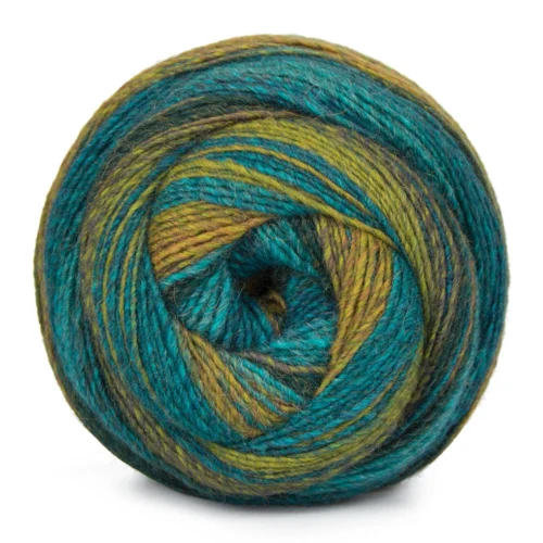 Mayflower Taormina 005 Turkis/Mørkegrøn/Akvamarin/Oliven