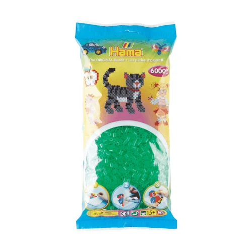 Hama Midi Perler, Transparent, 6000 stk
