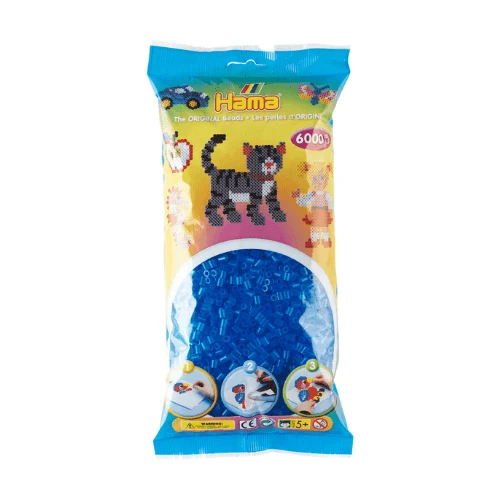 Hama Midi Perler, Transparent, 6000 stk