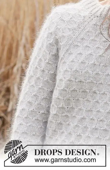 236-6 Northern Mermaid Sweater by DROPS Design