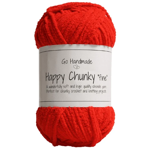 Go Handmade Happy Chunky Fine 17860 Rød