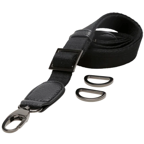 Go Handmade Taske skulderrem, bomuld - justerbar, L85 cm - 125 cm