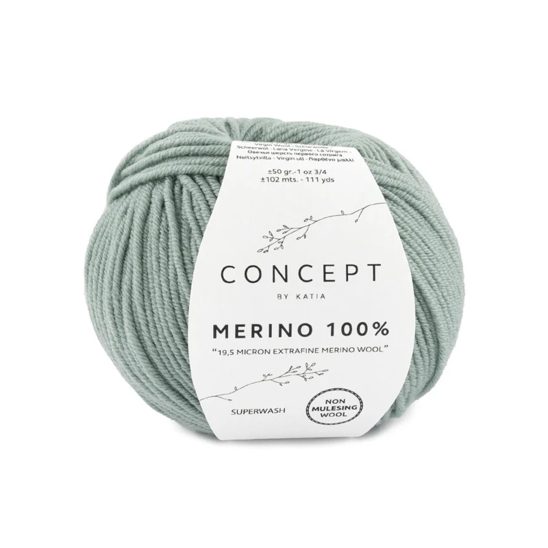 Katia Merino 100% 084 Reseda grøn