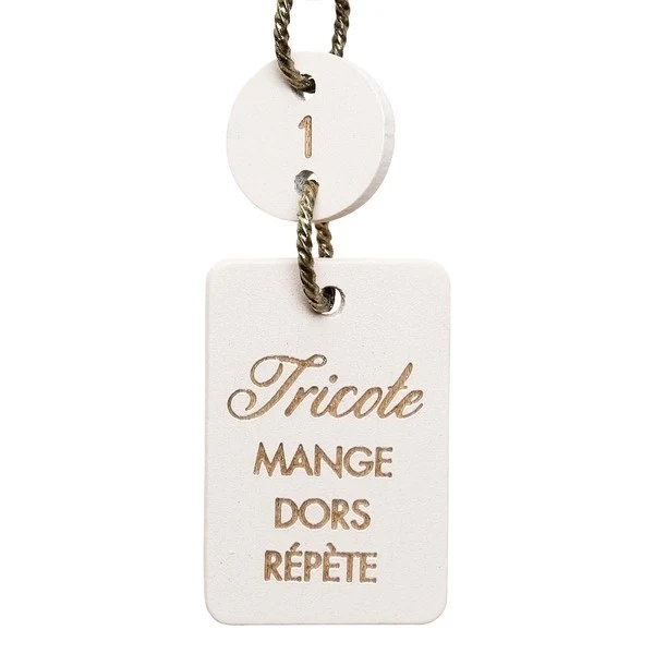 Go Handmade Strikkefisk Træ, 1-10