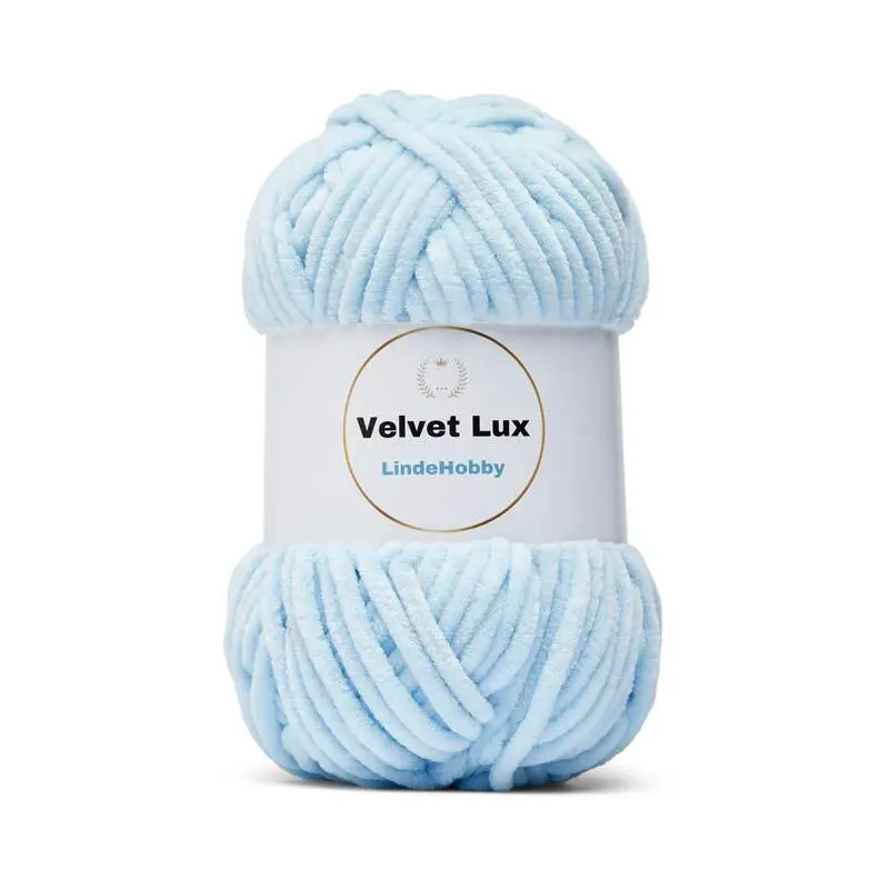 LindeHobby Velvet Lux 21 Babyblå