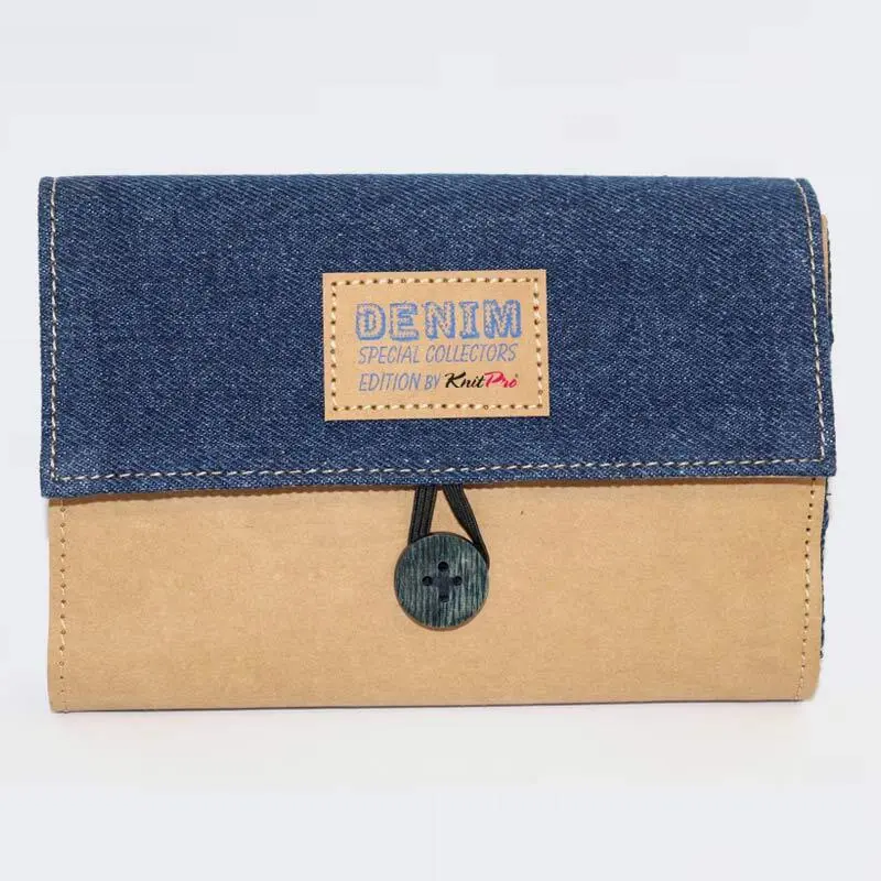 KnitPro Indigo Wood Udskiftelige Rundpindesæt