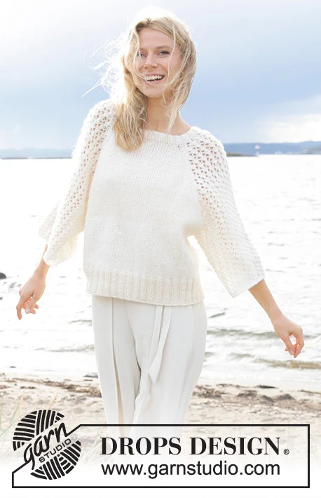 239-12 Morgenbris Sweater by DROPS Design