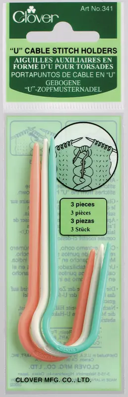 Clover Snoningspind, U-FORMET, 3 stk