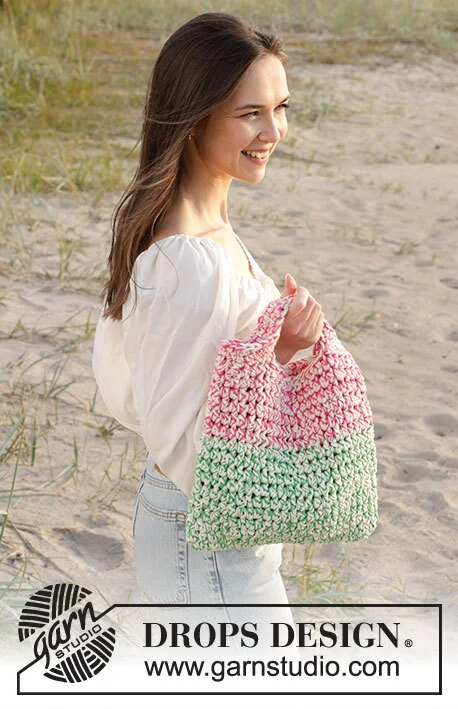 238-8 Sweet Melon Bag by DROPS Design