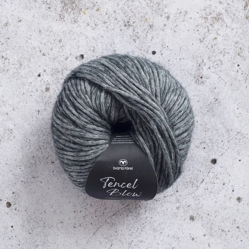 Svarta Fåret Tencel Blow 01 Kanonmetal sort