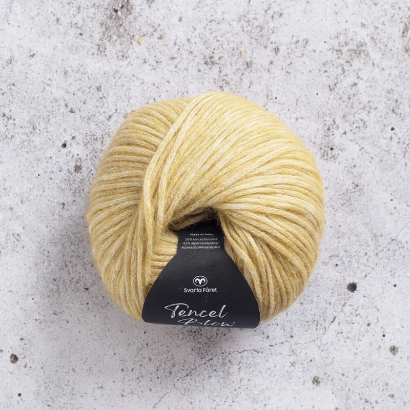 Svarta Fåret Tencel Blow 31 Nacho gul