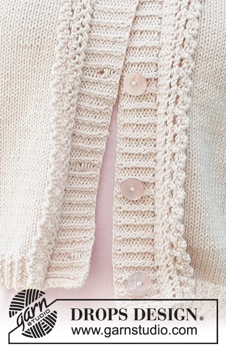 232-48 Evening Walk Cardigan by DROPS Design