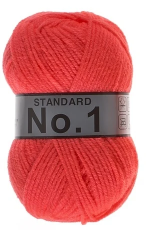 Lammy Yarn No. 1 215 Neon Rød